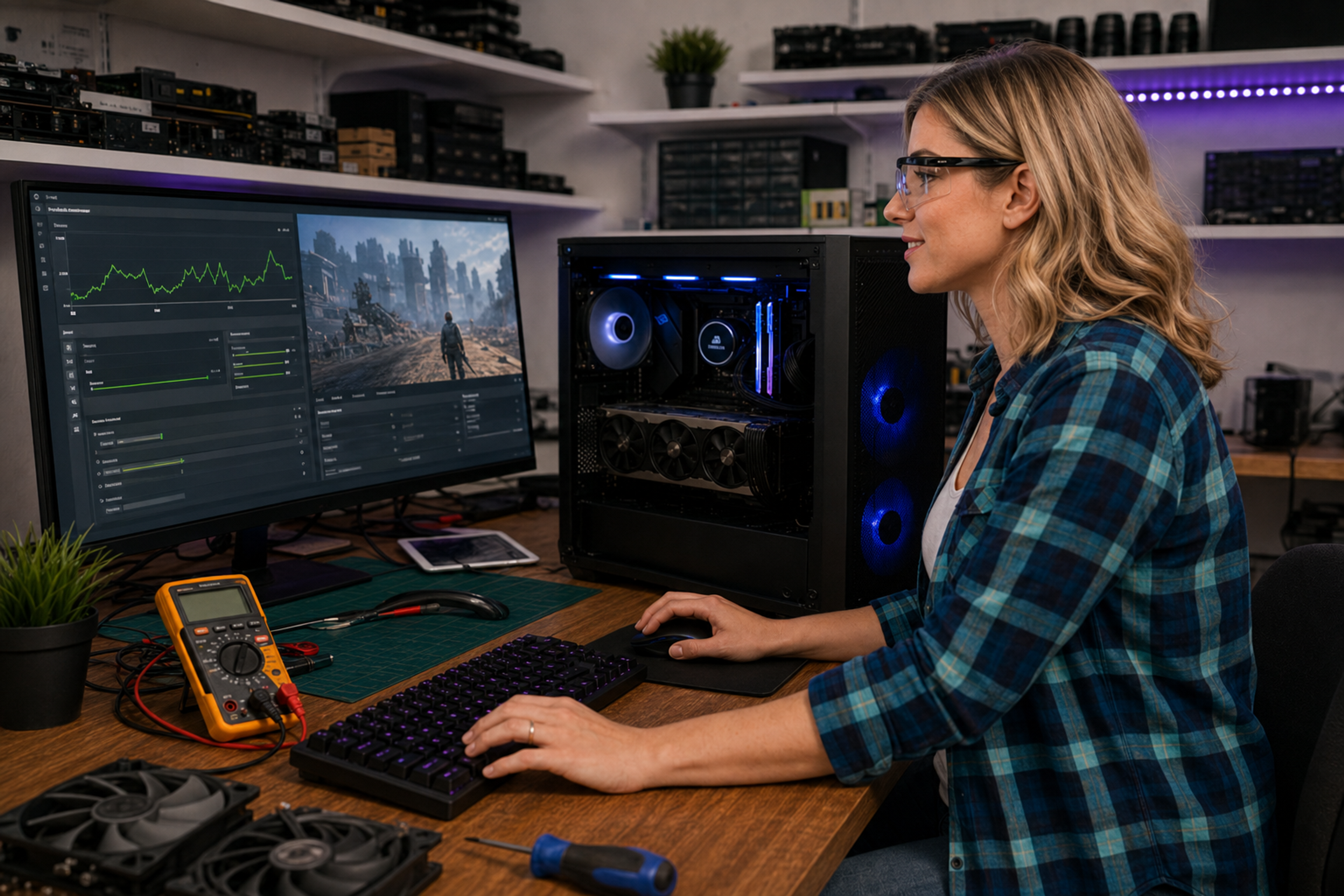 Så ökar du FPS i spel — fotografi från Datorhjälp Lerums verkstad