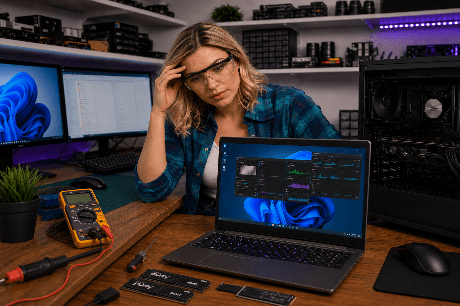 Windows Update Fastnar? Så Löser Du Problemet i Lerum — fotografi från Datorhjälp Lerums verkstad