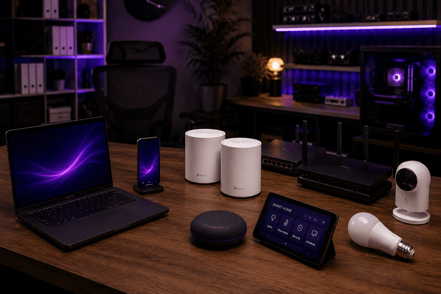 Är mesh bättre än vanlig router? — fotografi från Datorhjälp Lerums verkstad