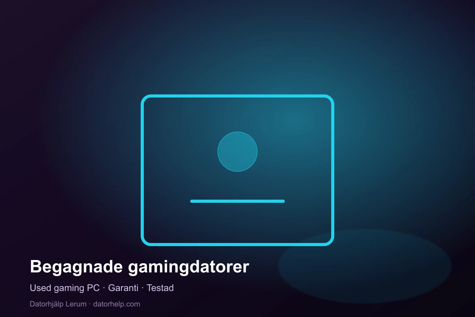 Begagnade gamingdatorer begagnad gaming-PC i verkstaden — used gaming computers från Datorhjälp Lerum
