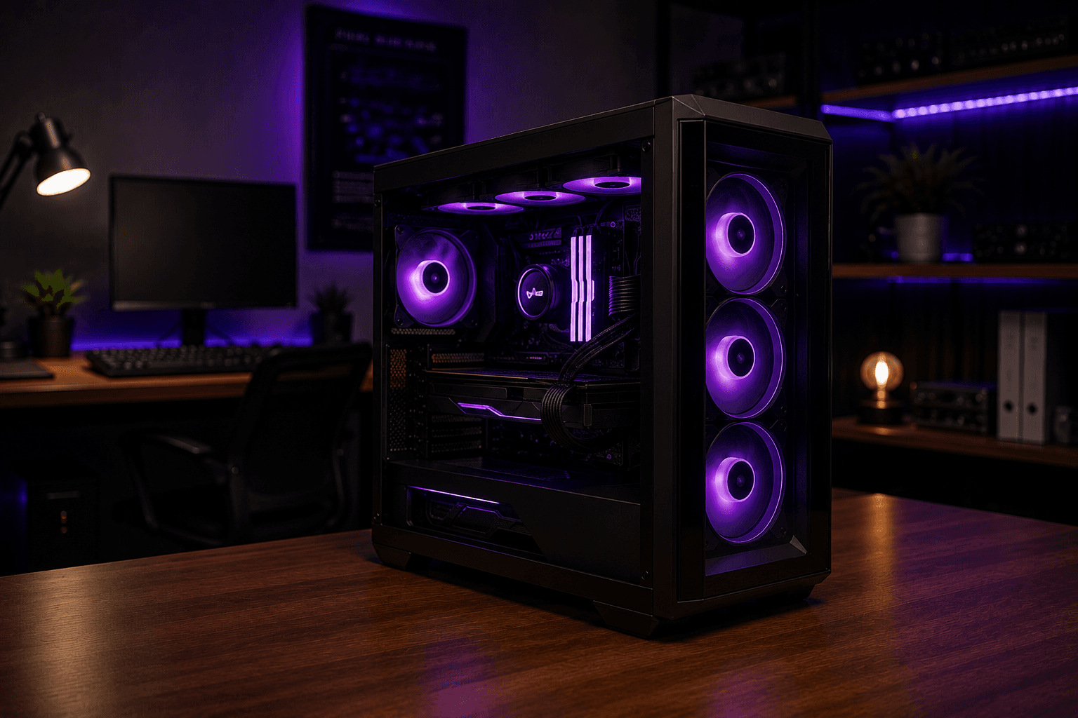 Begagnade gamingdatorer Gamingdator i verkstaden — begagnade och refurbished gaming-PC från Datorhjälp Lerum