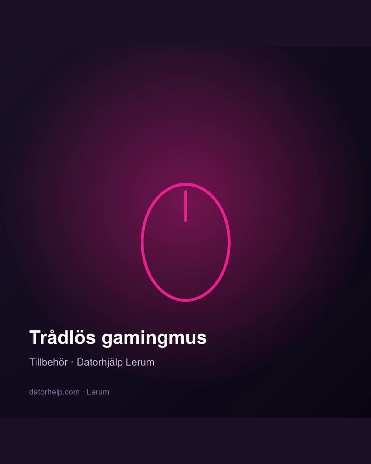 Trådlös gamingmus