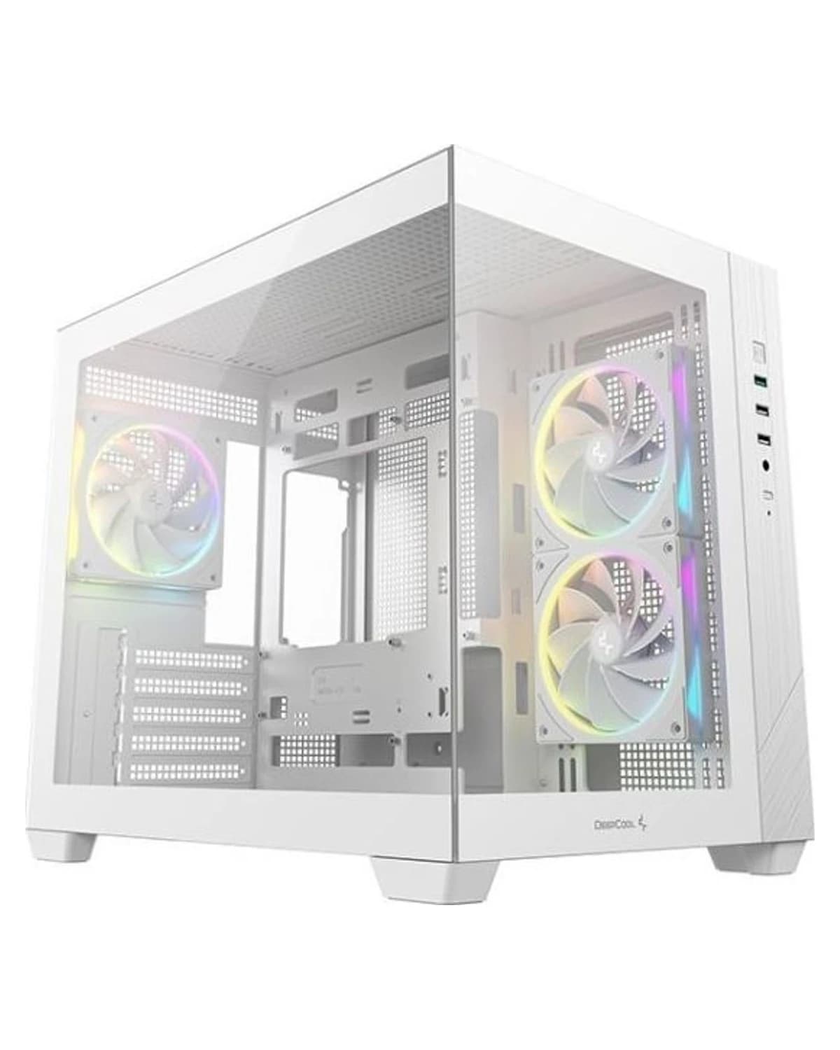 Pelitietokone DeepCool CG330 valkoinen – RTX 5060 – Ryzen 5 7500F