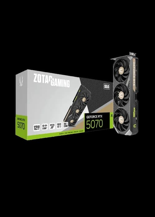 ZOTAC GAMING GeForce RTX 5070 SOLID - Grafikkort - GeForce RTX 5070 - 12 GB GDDR7