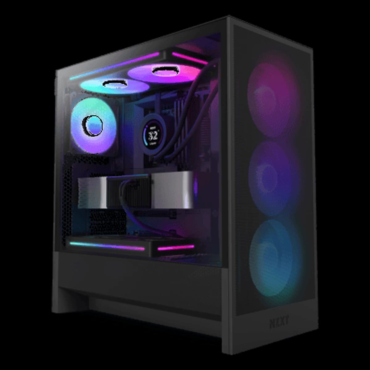 Budget Mid Tower (svart)