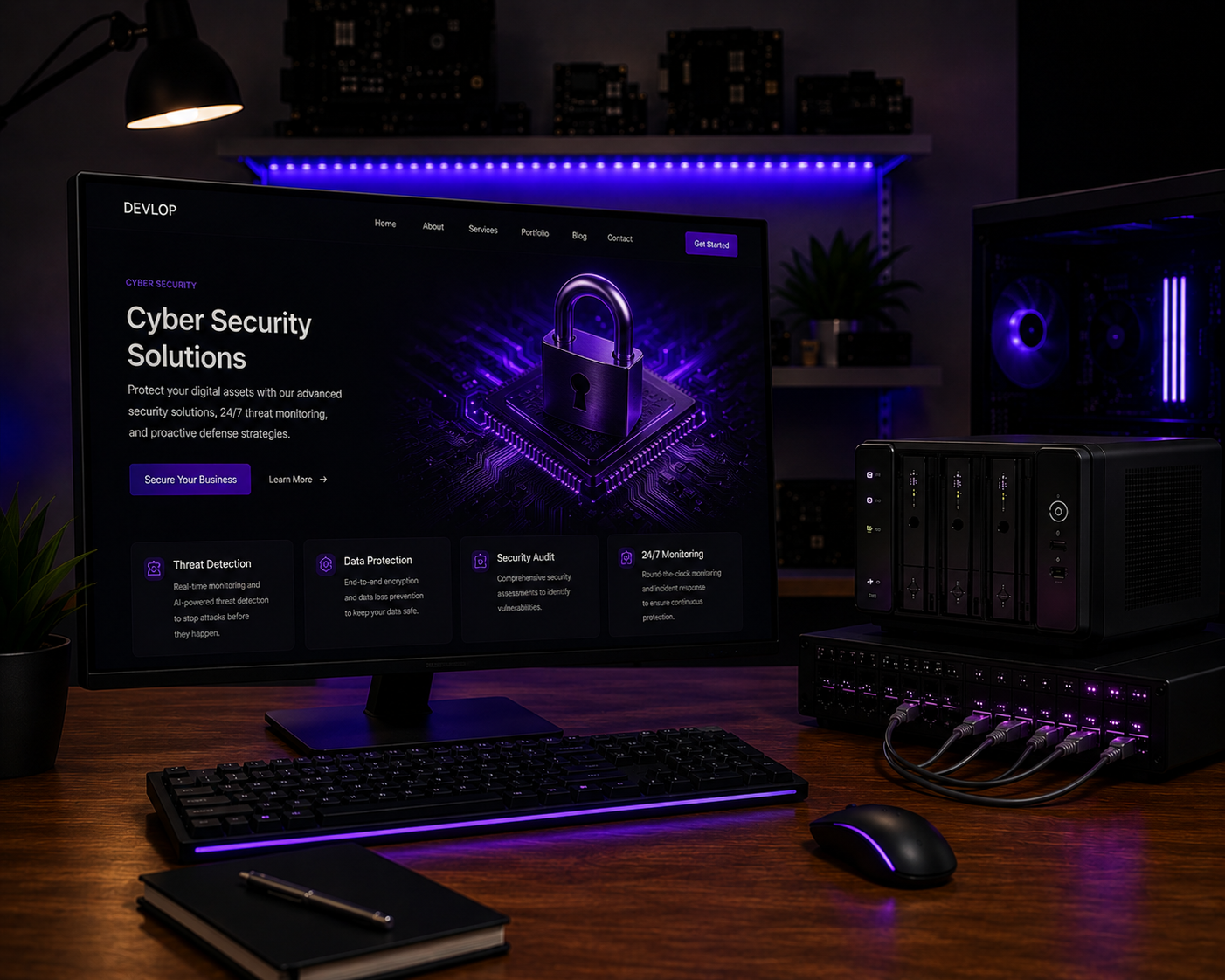 Cybersäkerhet i Göteborgsområdet — brandvägg, MFA och skydd mot intrång från Datorhjälp Lerum